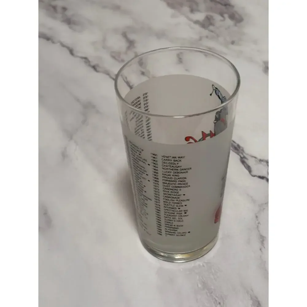 1990 Kentucky Derby Official 116 Churchill Downs Vintage Julep Glass Louisville